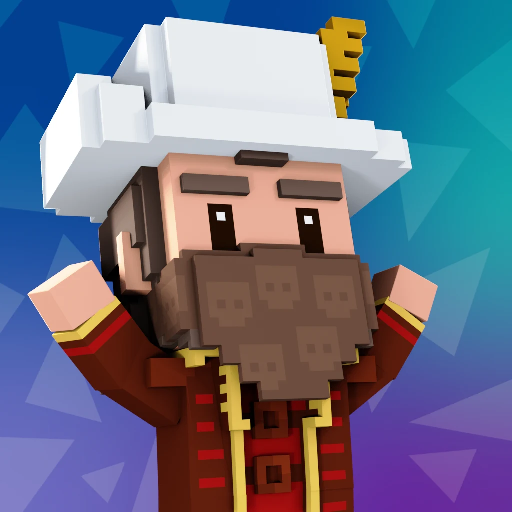 Pirate #4687 voxel render
