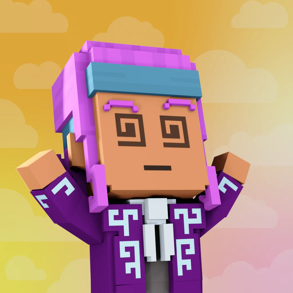 Pirate #4689 voxel render