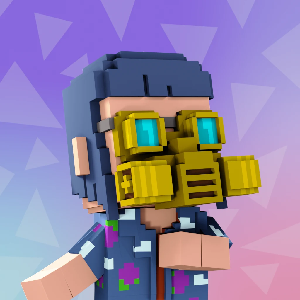 Pirate #4690 voxel render