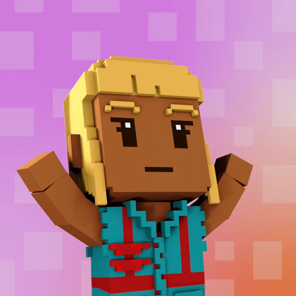 Pirate #4691 voxel render