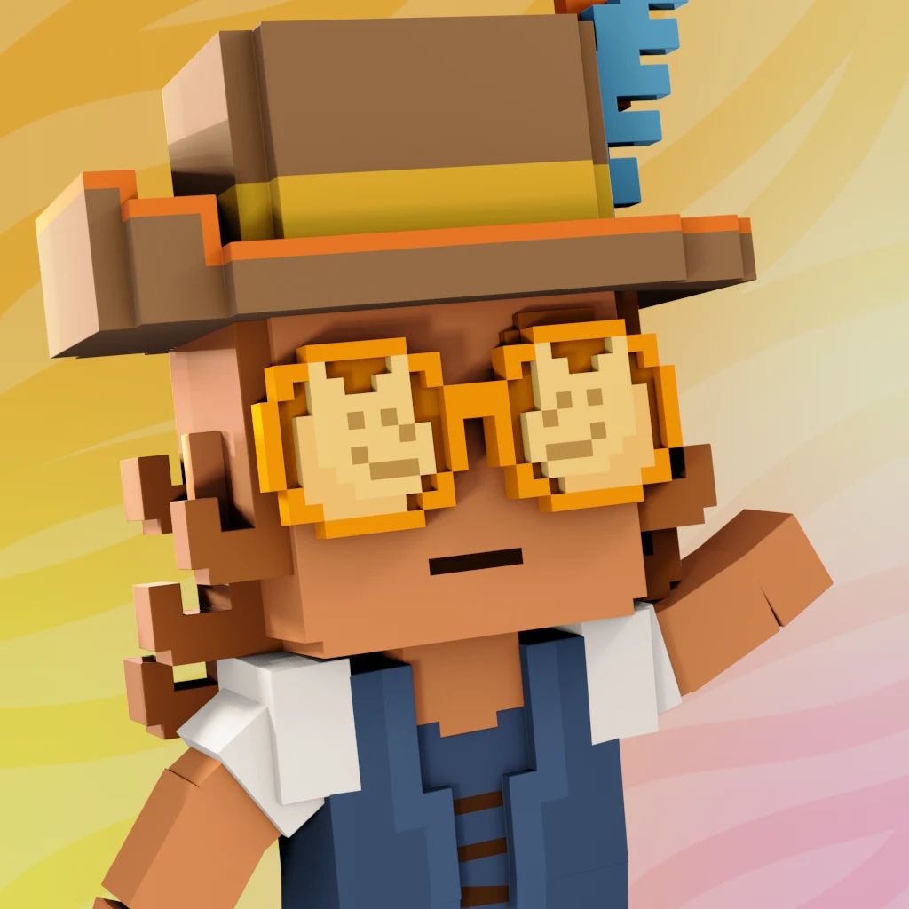 Pirate #4692 voxel render