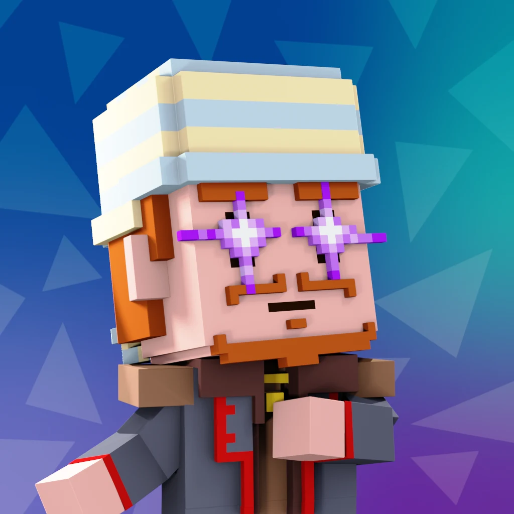 Pirate #4695 voxel render