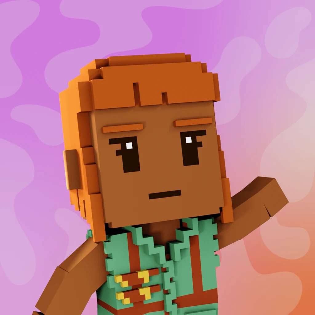 Pirate #4698 voxel render
