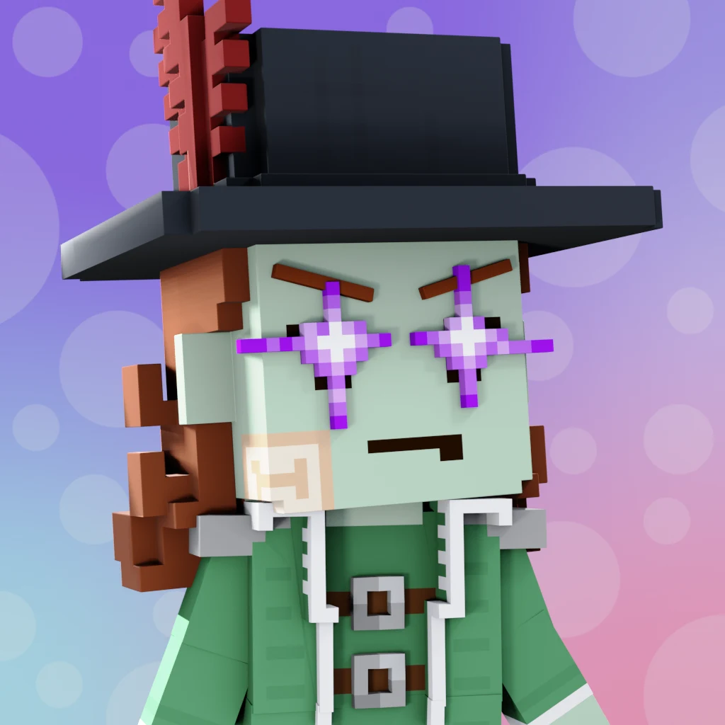 Pirate #4699 voxel render