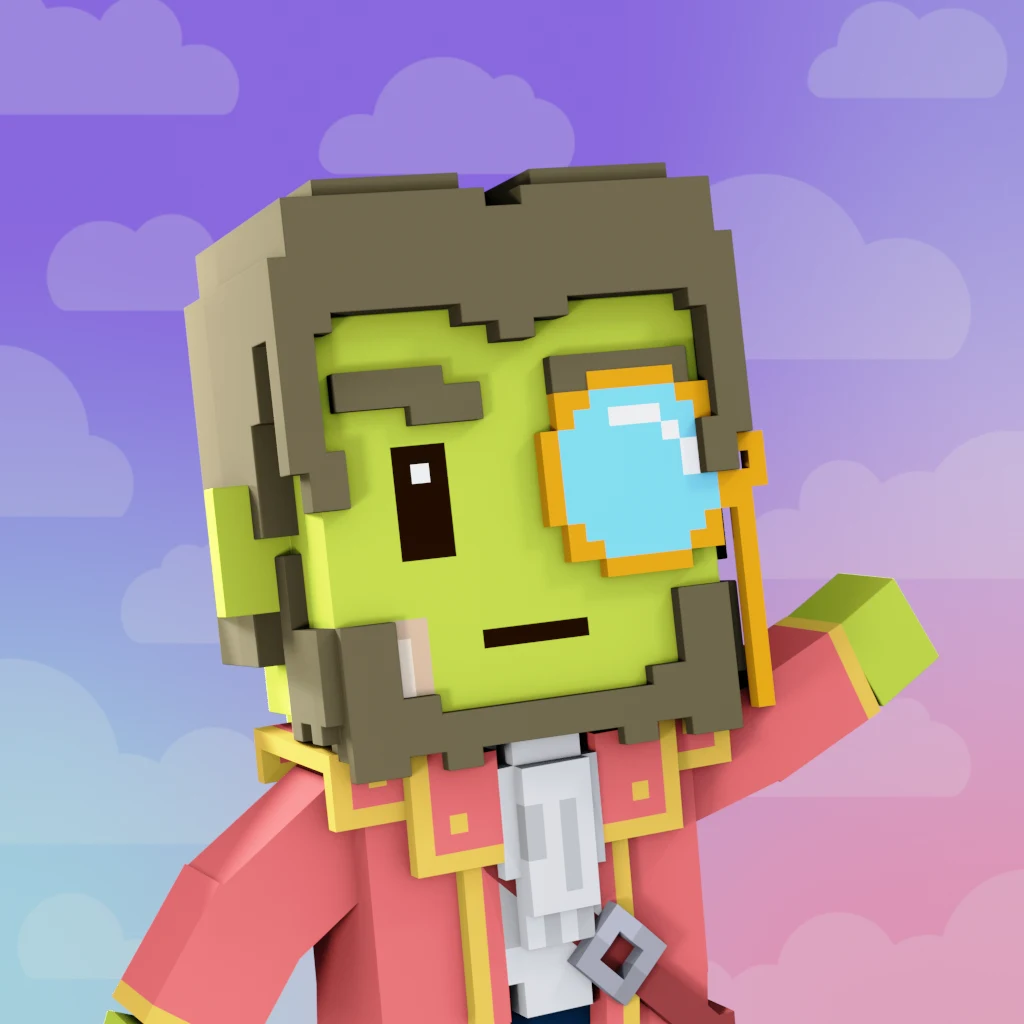Pirate #47 voxel render