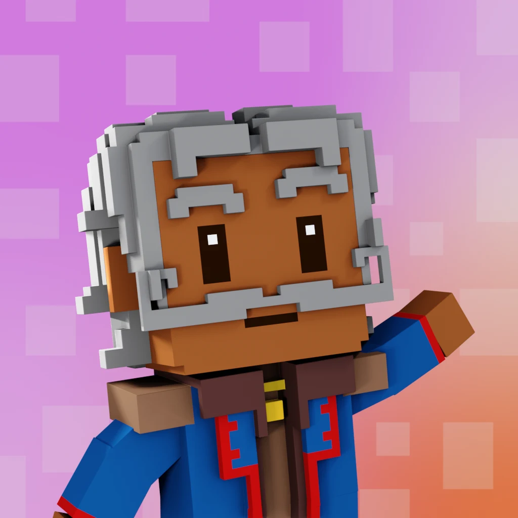 Pirate #4700 voxel render