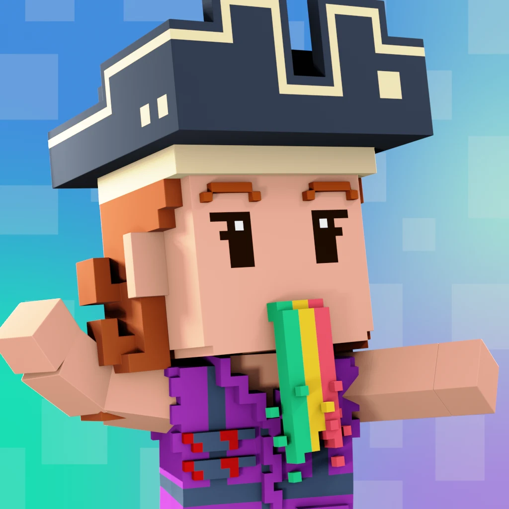Pirate #4701 voxel render