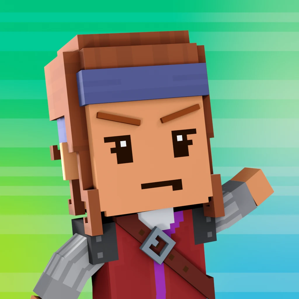 Pirate #4704 voxel render