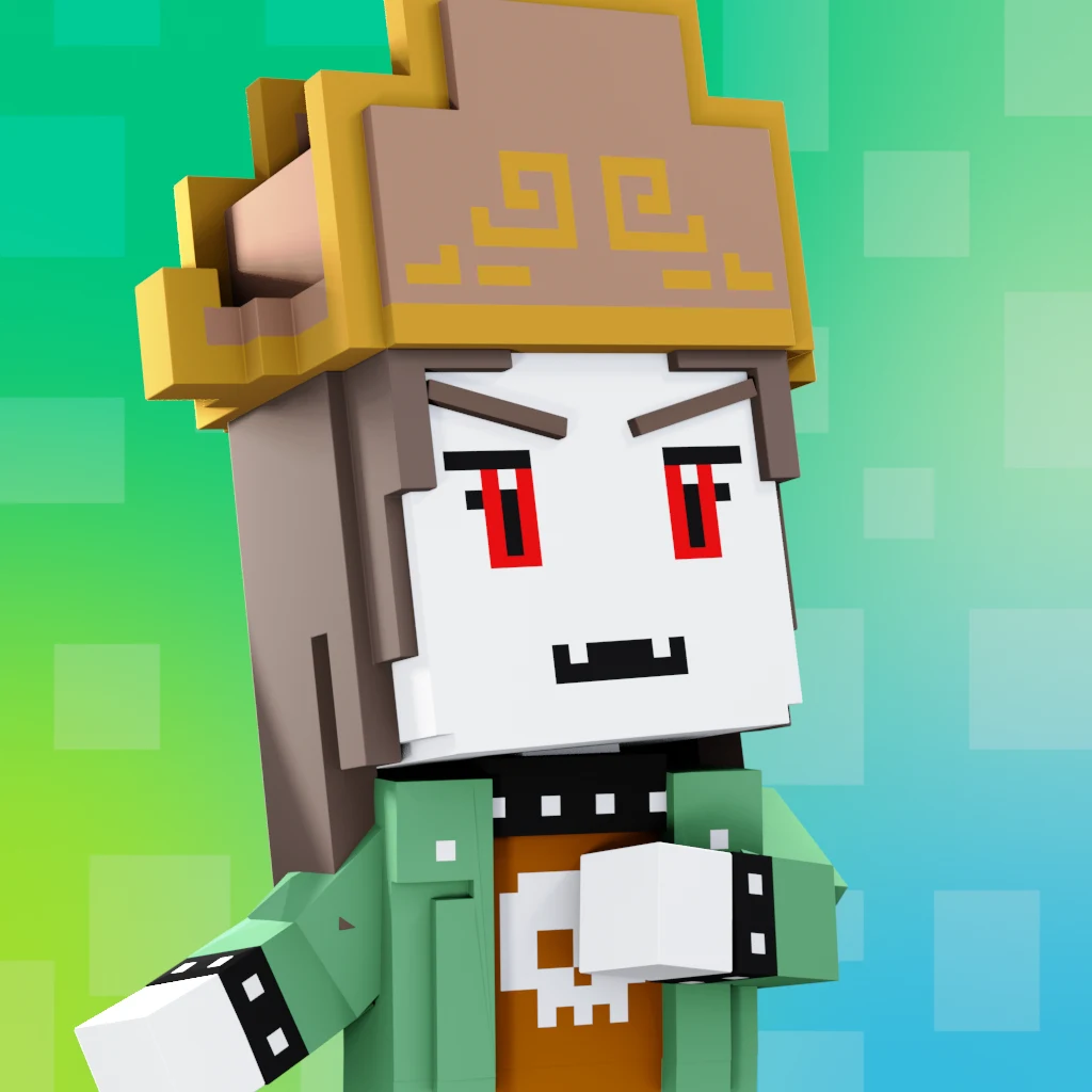 Pirate #4707 voxel render