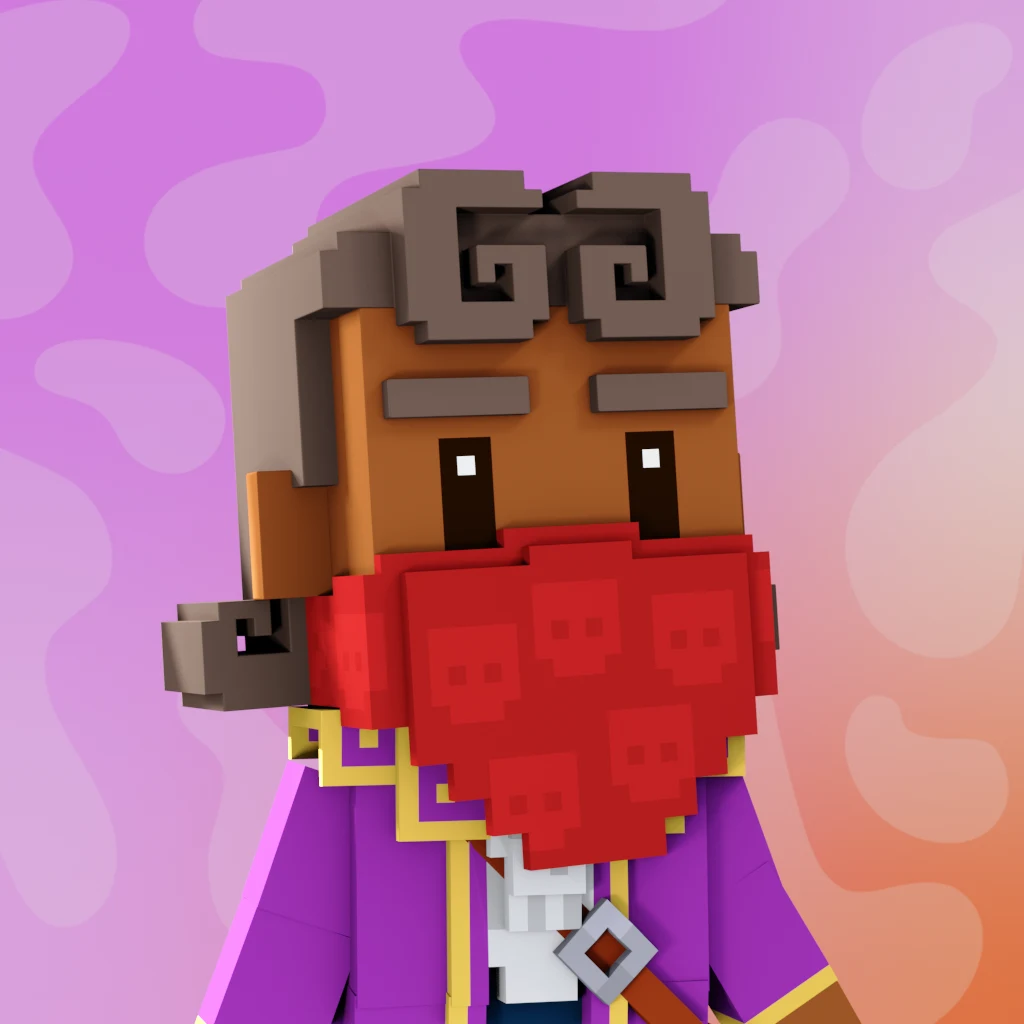 Pirate #4711 voxel render