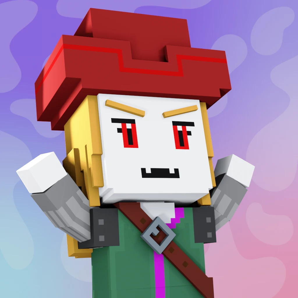Pirate #4714 voxel render