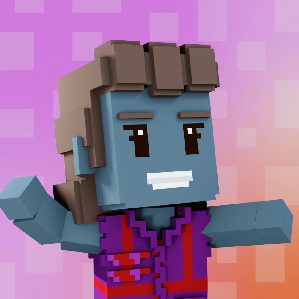 Pirate #4716 voxel render