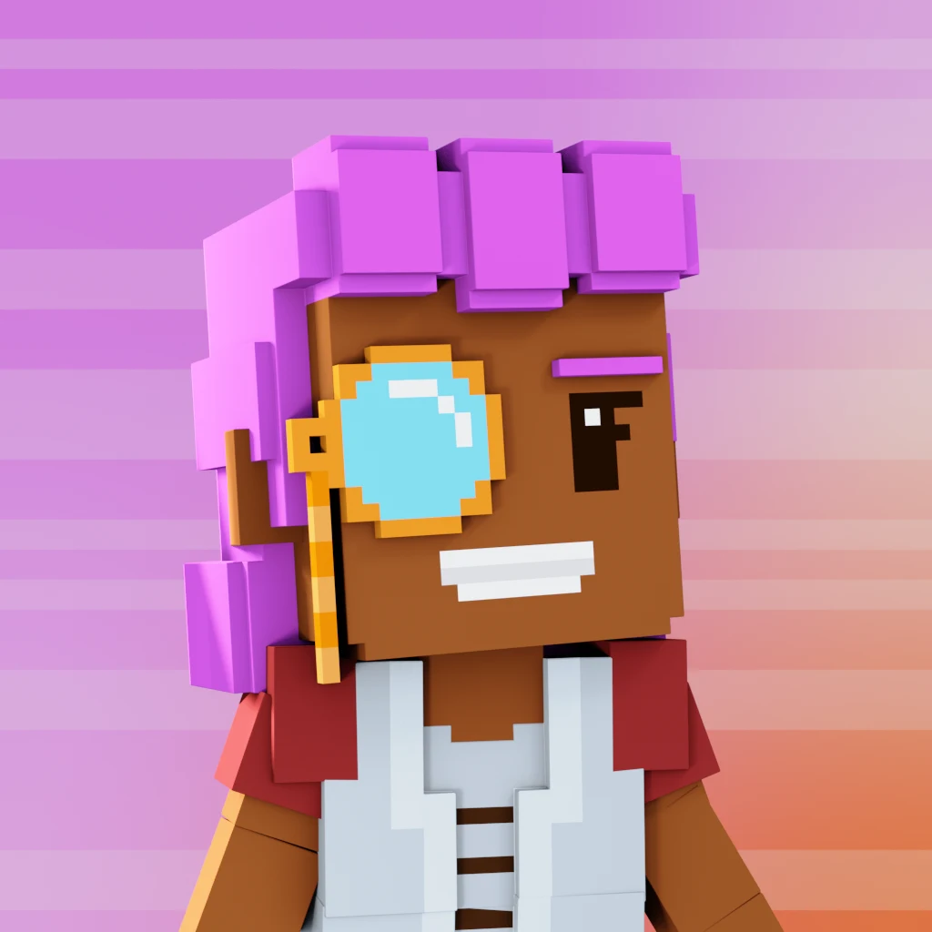 Pirate #4717 voxel render