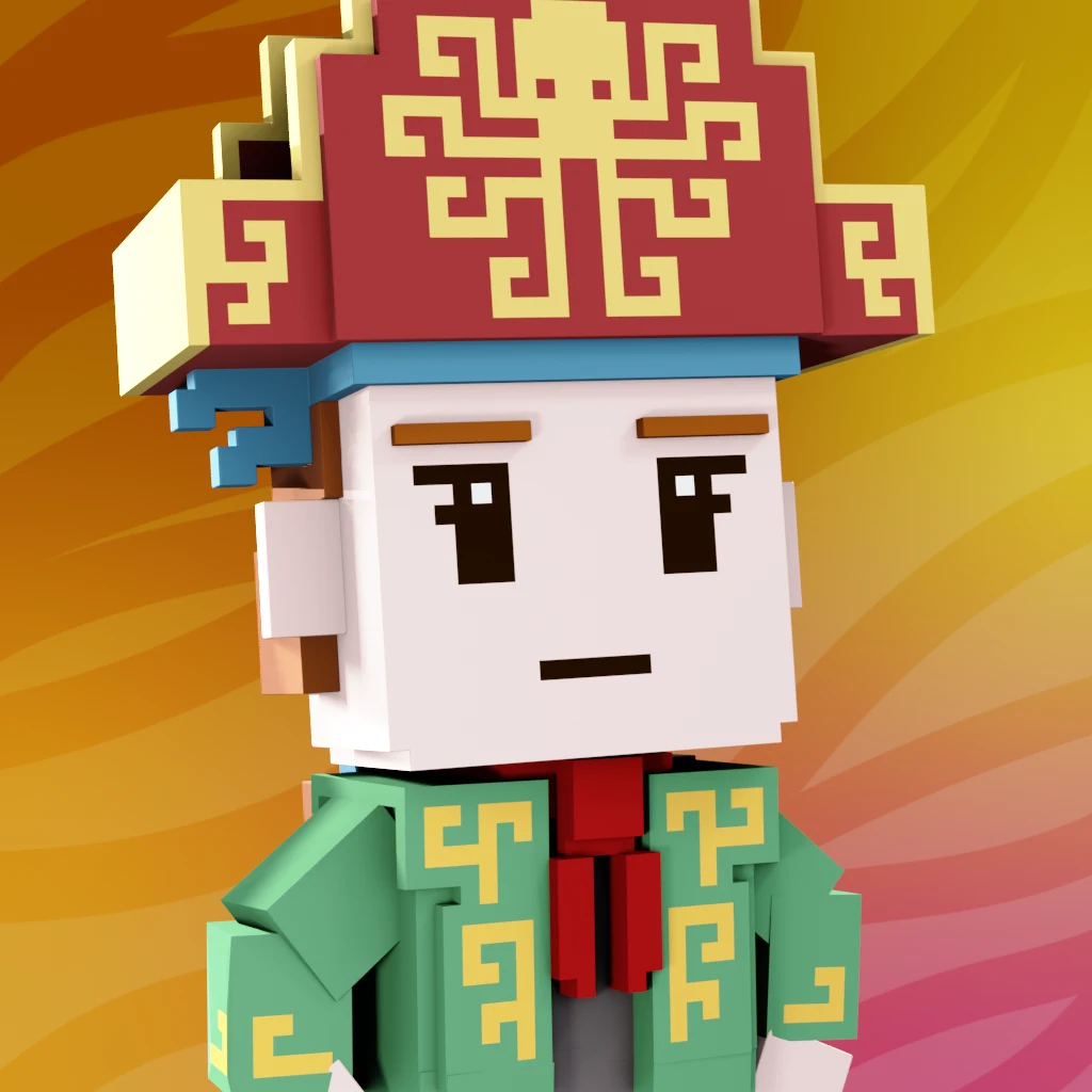 Pirate #4718 voxel render