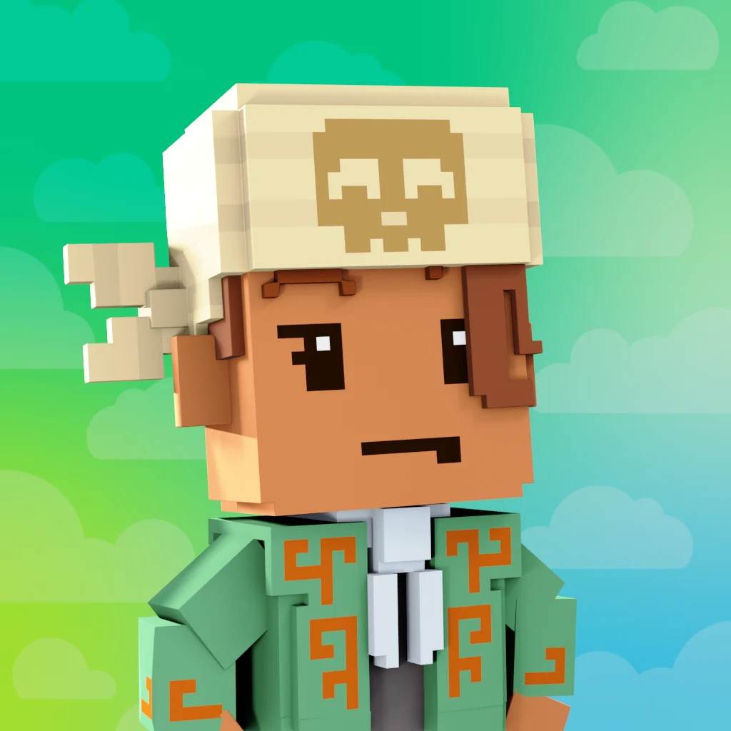 Pirate #4720 voxel render