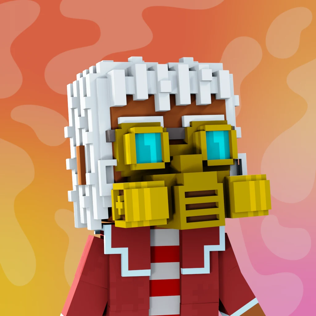Pirate #4721 voxel render
