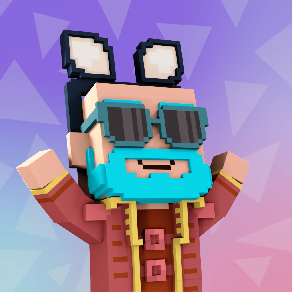 Pirate #4722 voxel render