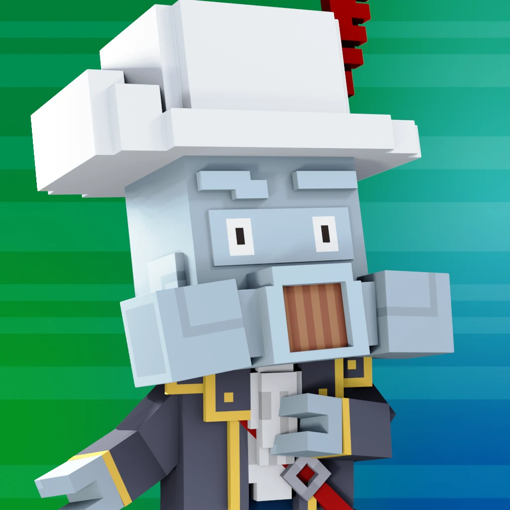 Pirate #4724 voxel render