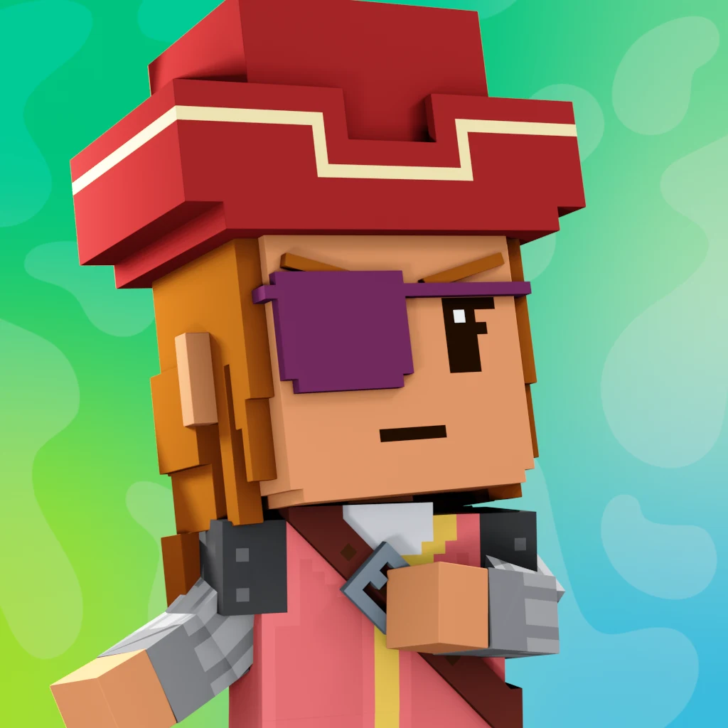 Pirate #4725 voxel render
