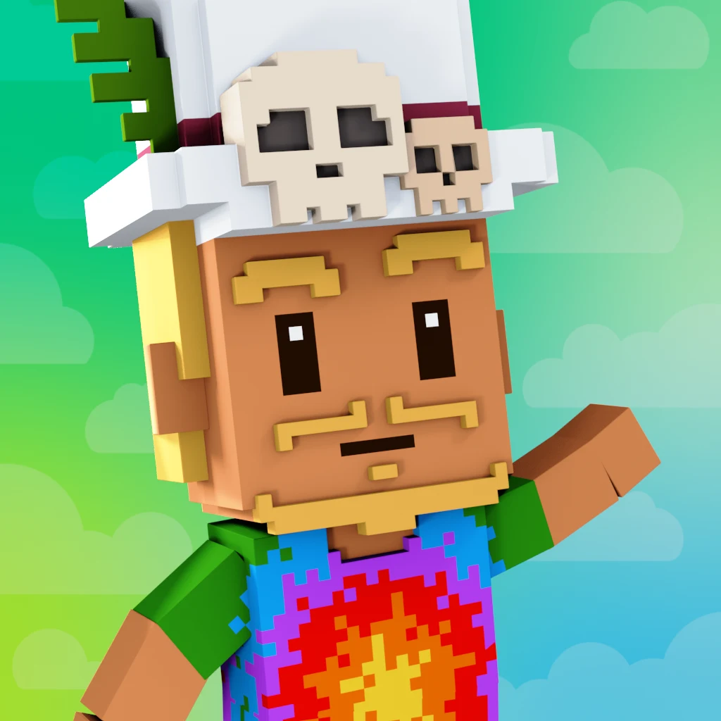 Pirate #4726 voxel render