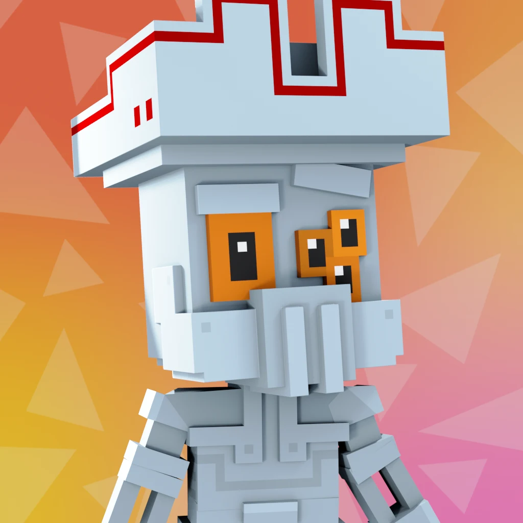 Pirate #4727 voxel render