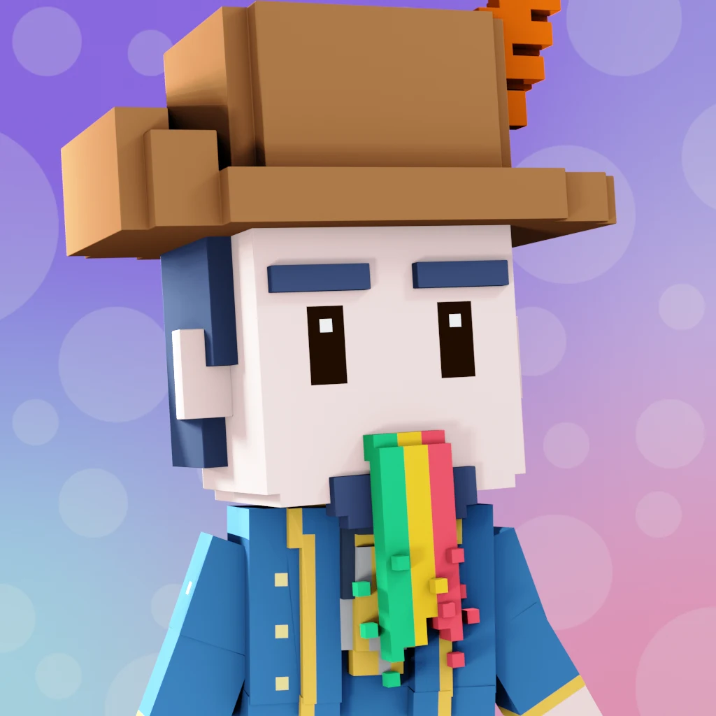 Pirate #473 voxel render