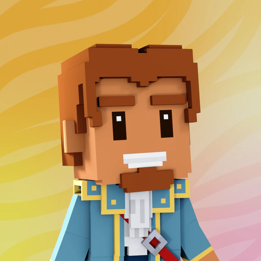 Pirate #4731 voxel render