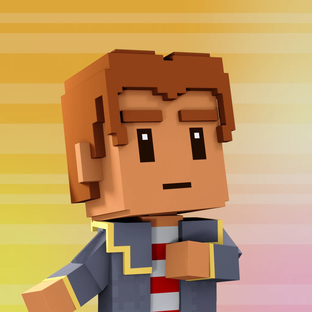 Pirate #4732 voxel render