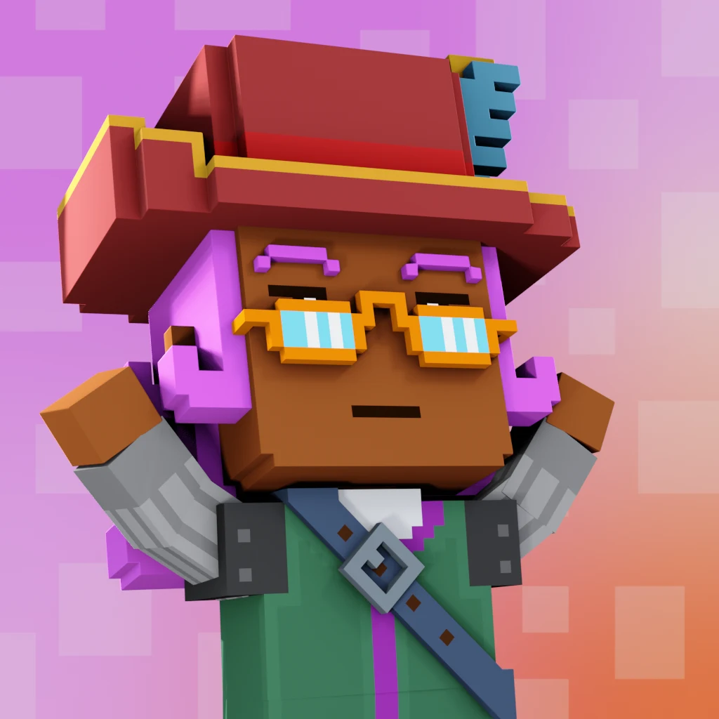 Pirate #4733 voxel render