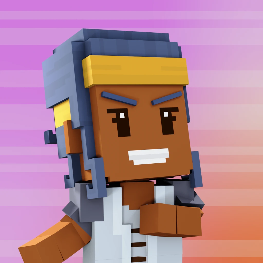 Pirate #4740 voxel render