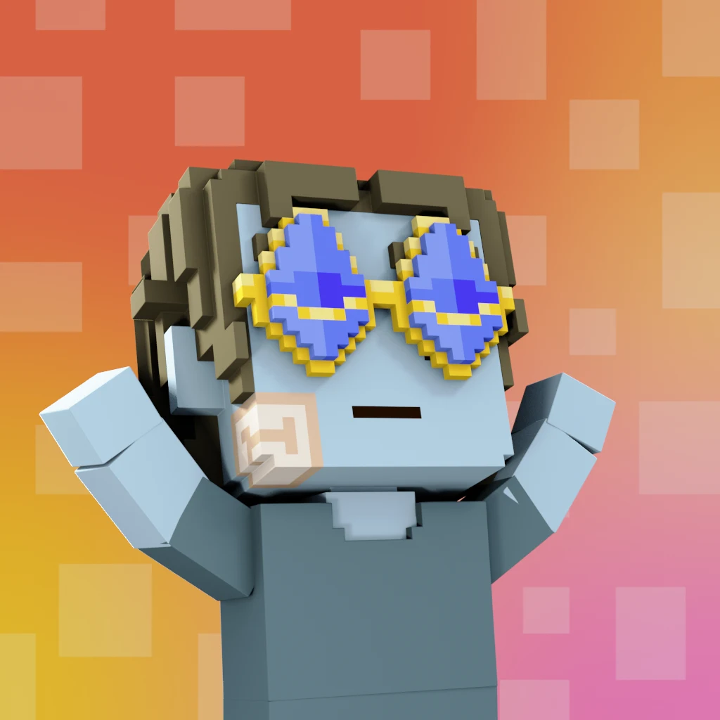 Pirate #4742 voxel render