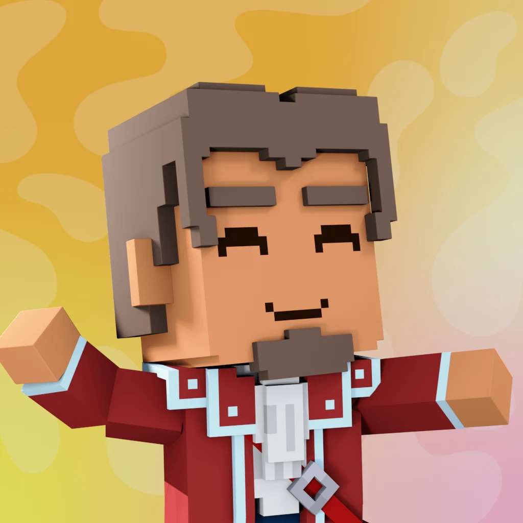 Pirate #4743 voxel render