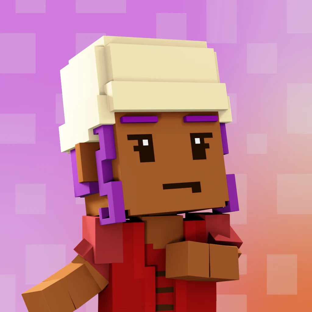 Pirate #4744 voxel render
