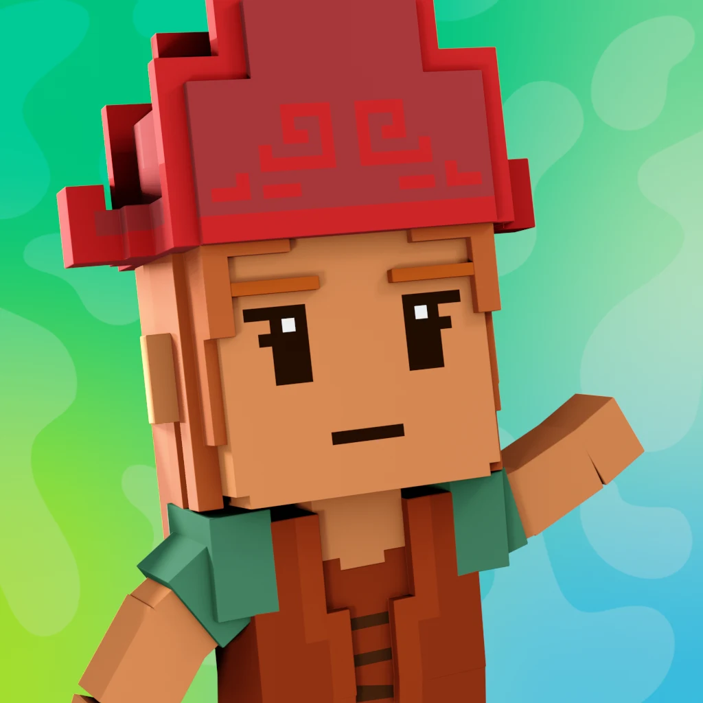 Pirate #4747 voxel render