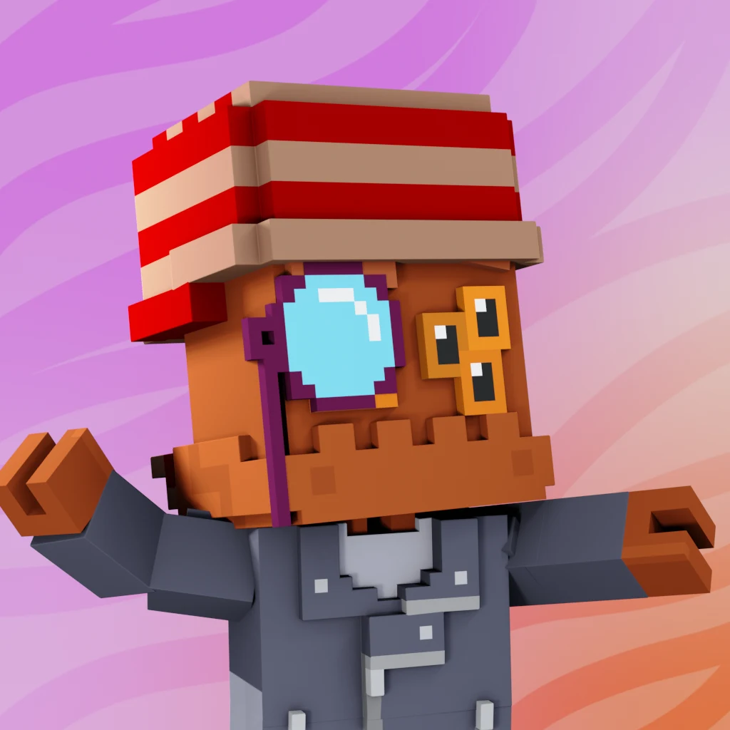 Pirate #4749 voxel render