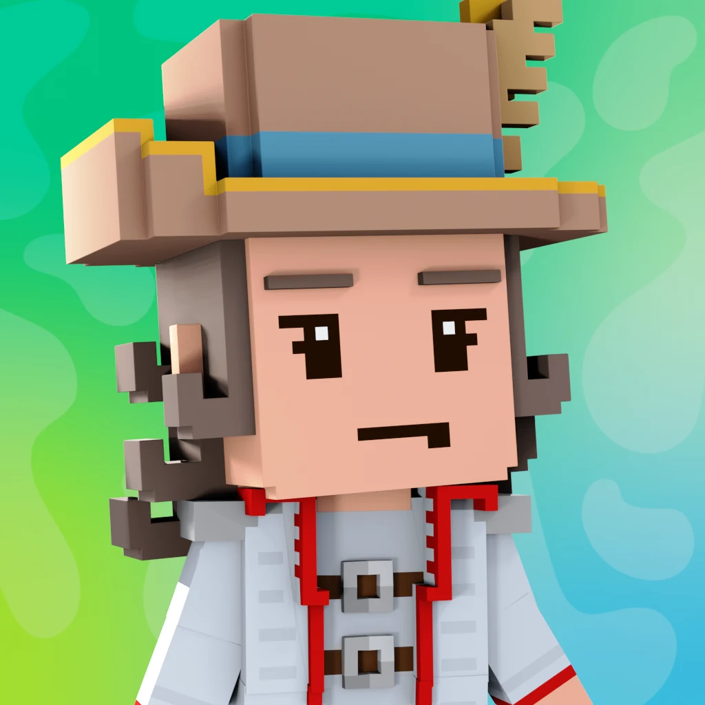 Pirate #4750 voxel render