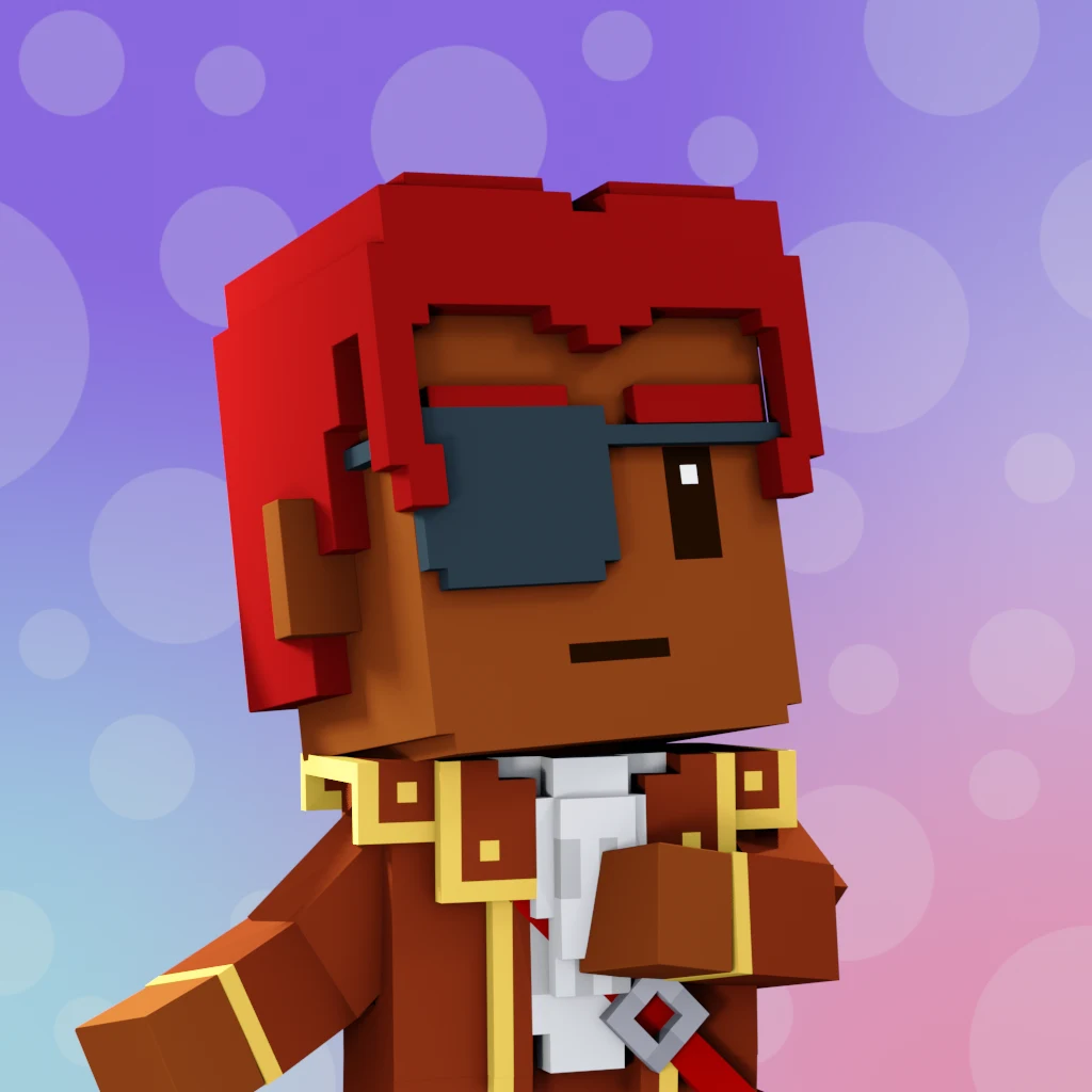 Pirate #4751 voxel render