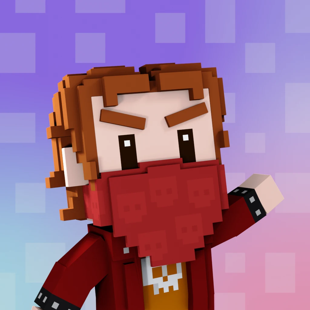 Pirate #4753 voxel render