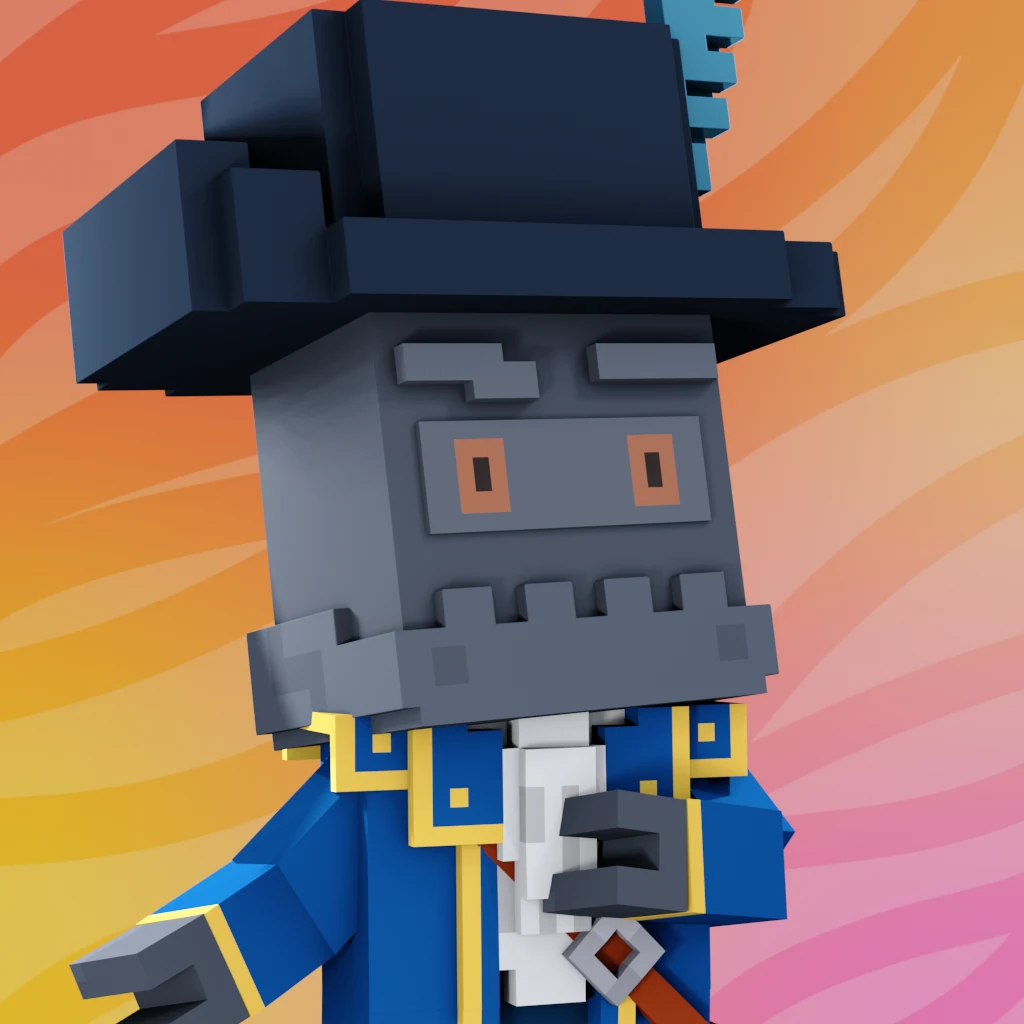 Pirate #4754 voxel render