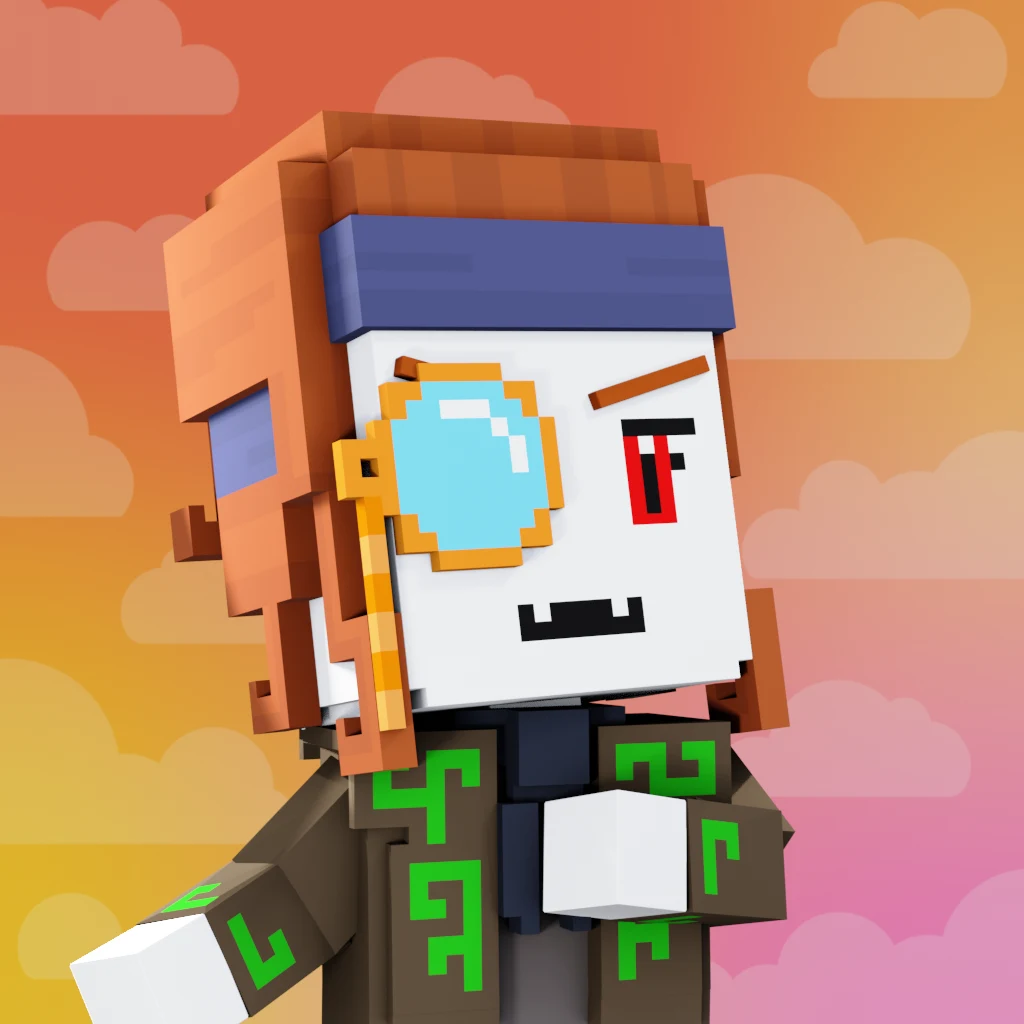 Pirate #4755 voxel render