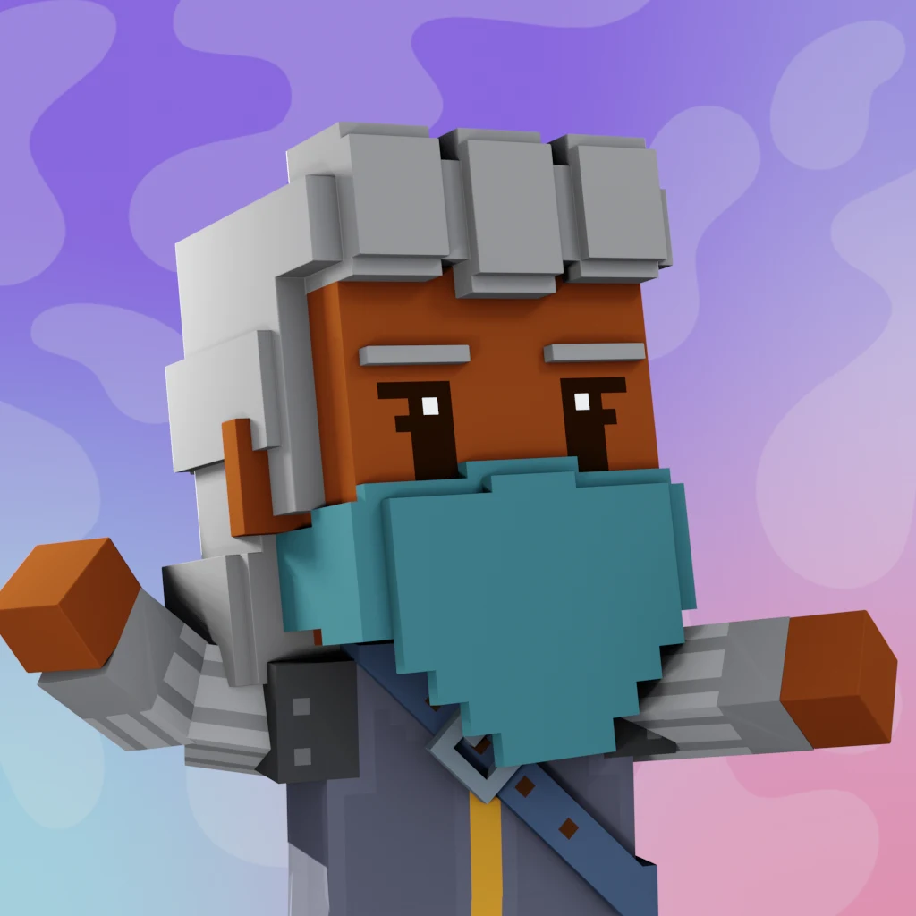 Pirate #4756 voxel render