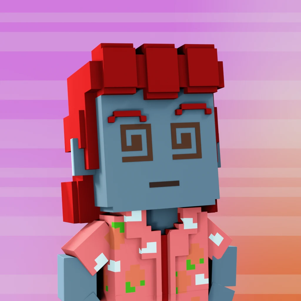 Pirate #4761 voxel render