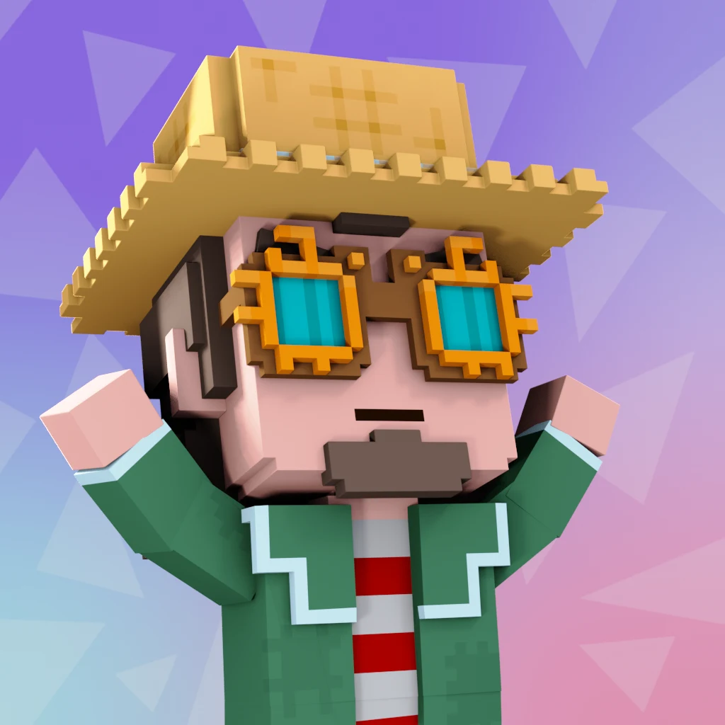Pirate #4763 voxel render