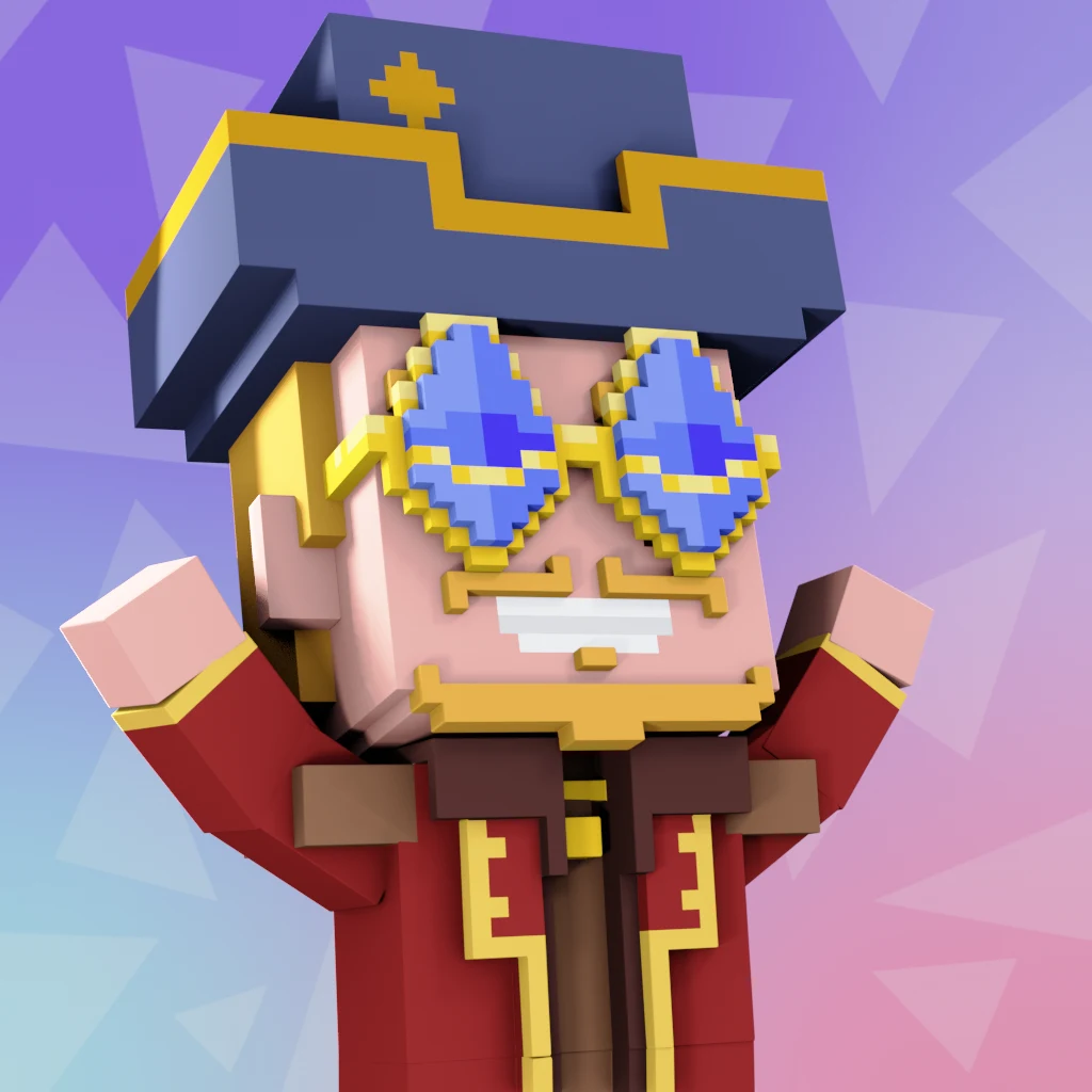 Pirate #4767 voxel render