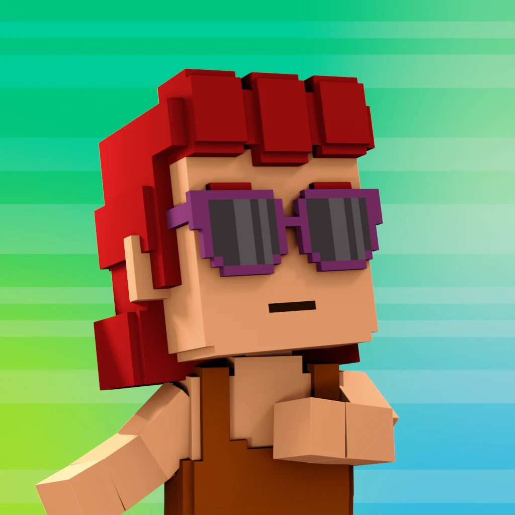 Pirate #4768 voxel render
