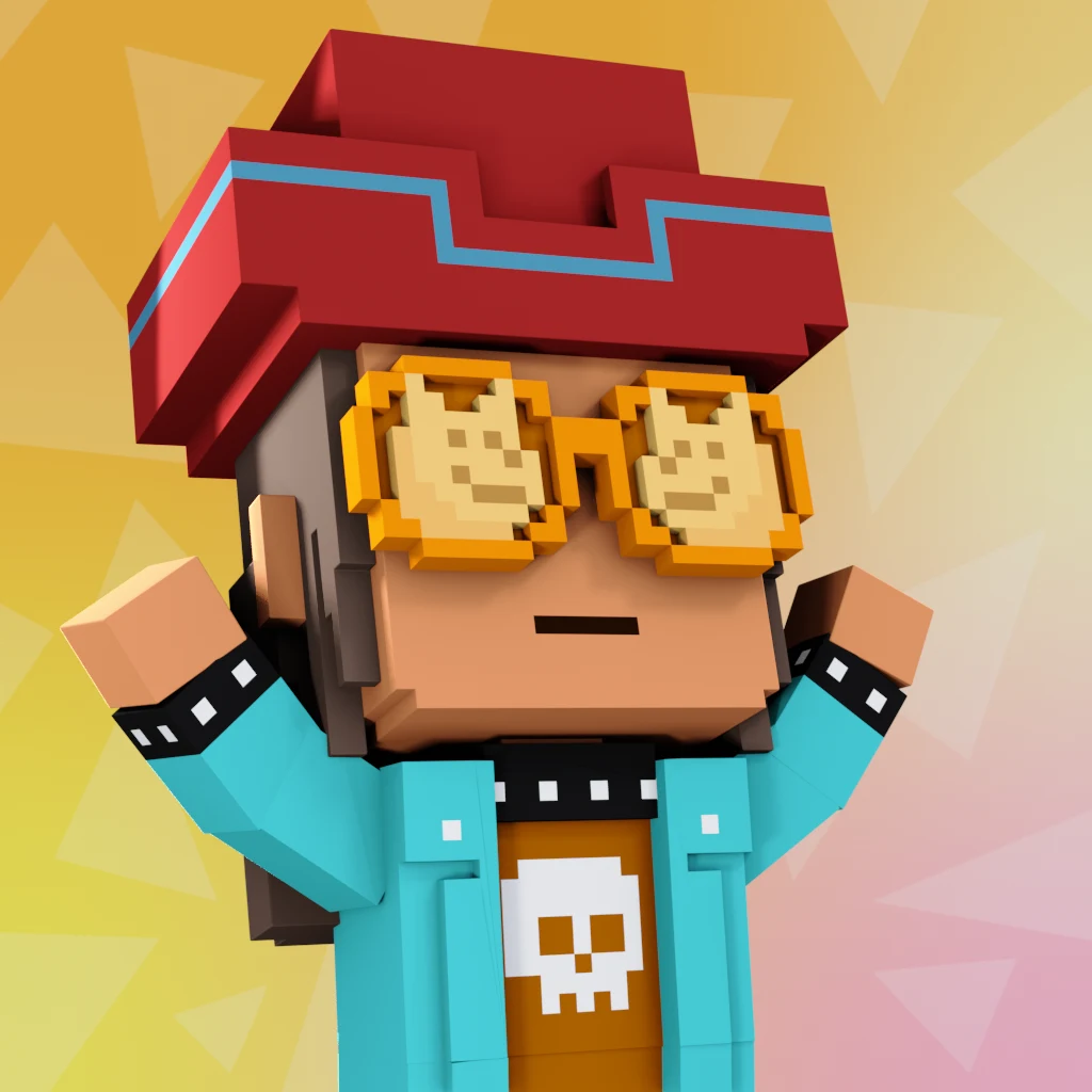 Pirate #477 voxel render