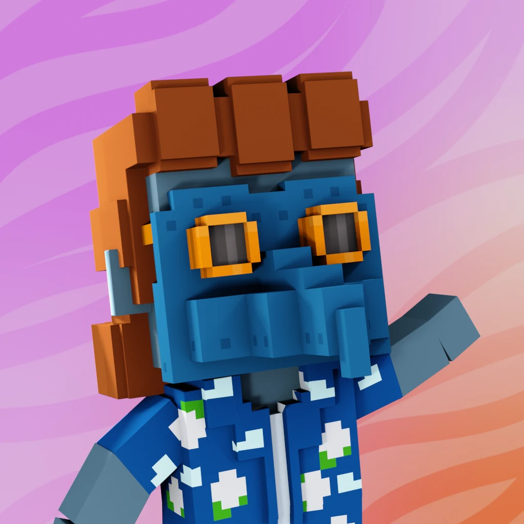 Pirate #4773 voxel render