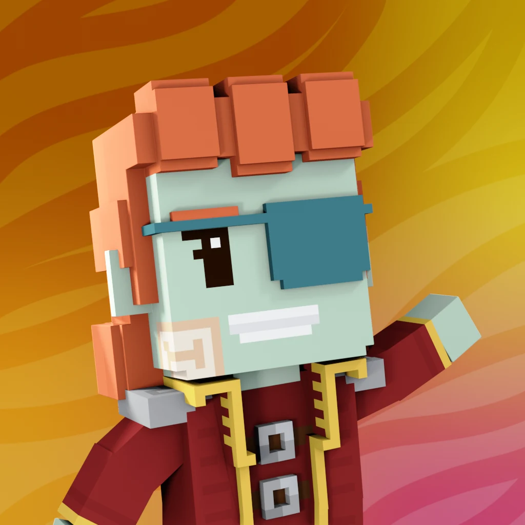 Pirate #4774 voxel render