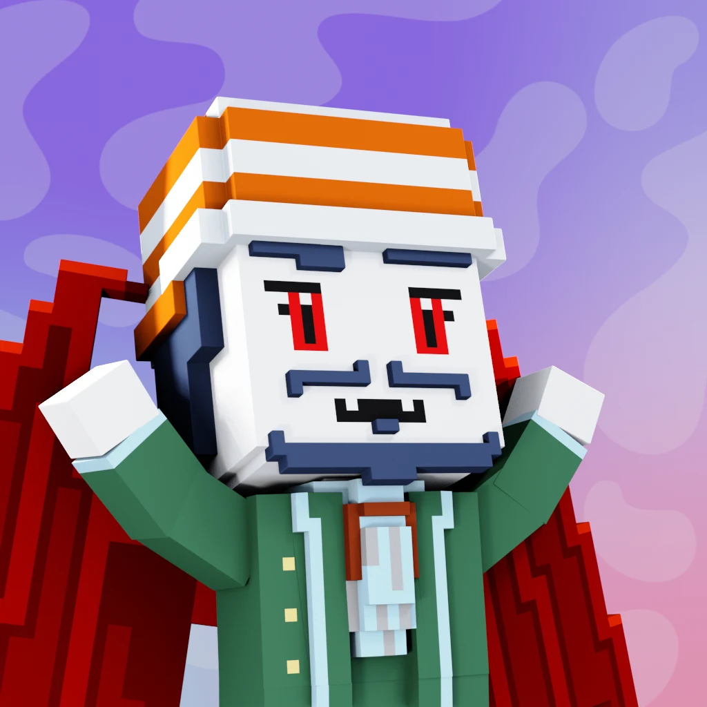 Pirate #4776 voxel render