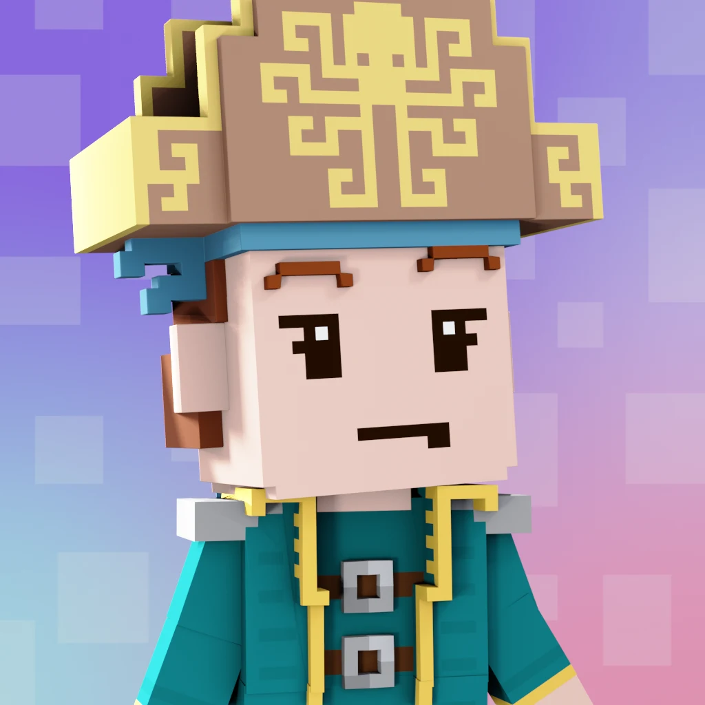 Pirate #4780 voxel render